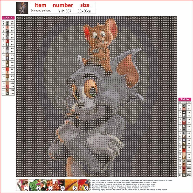 5D DIY Diamond Art Painting Kits,Round Full Drill Anime Diamond Art Kits for Adults Beginner