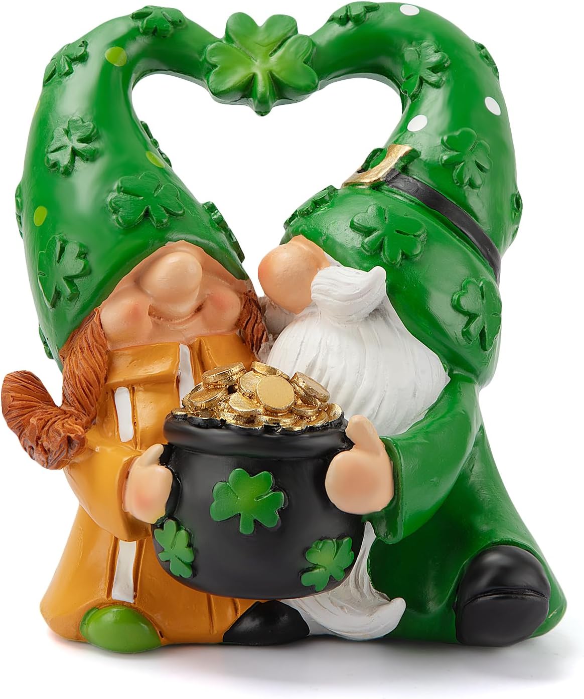 St Patrick's Day Gnomes Spring Irish Gnome Decorations Gifts Shamrock Gnomes St Patrick's Day Decorations for Home Tiered Tray Table Ornaments