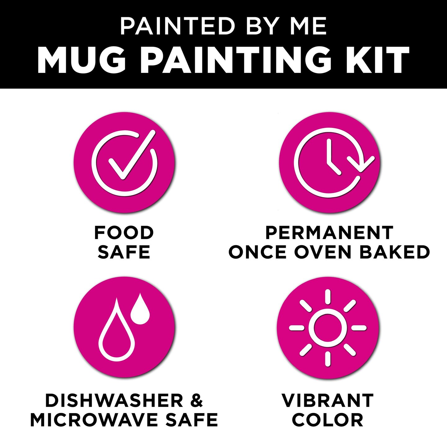 Tulip Painted by Me Buds &#x26; Blossoms 4-Pc. Mug Kit