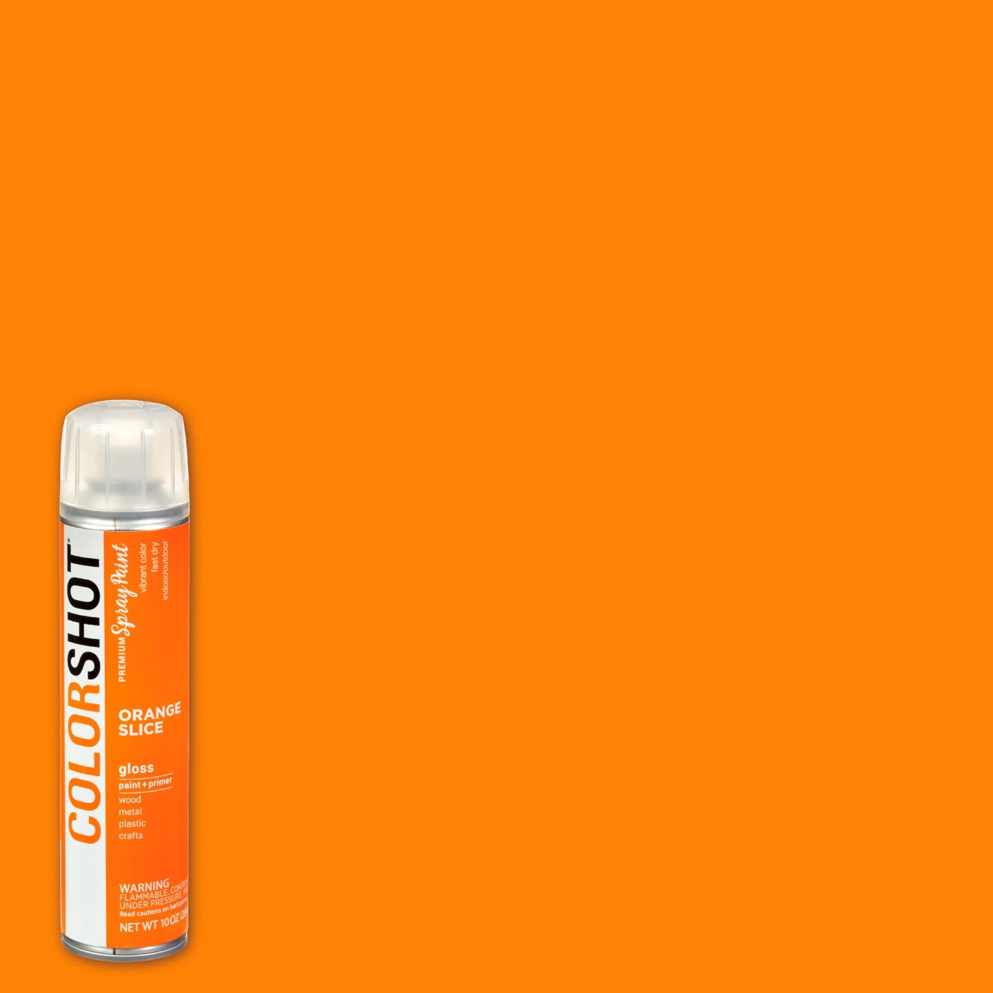 COLORSHOT Gloss Spray Paint Orange Slice (Orange) 10 oz. 4 Pack