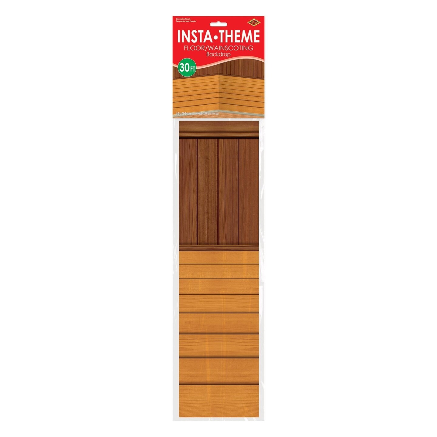 6 Pack Beistle Christmas Floor/Wainscoting Backdrop