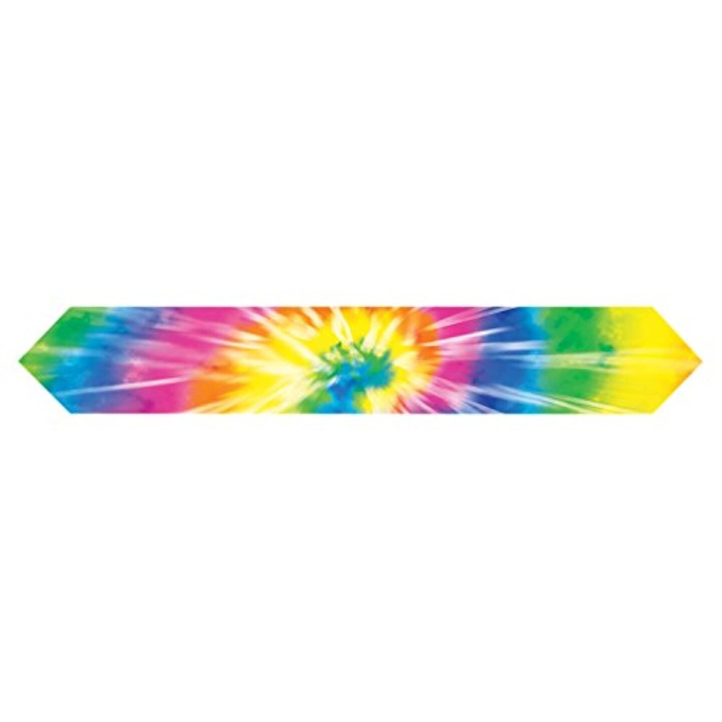 Vibrant Tie-Dyed Table Runners - Pack of 12, Adds Colorful Style