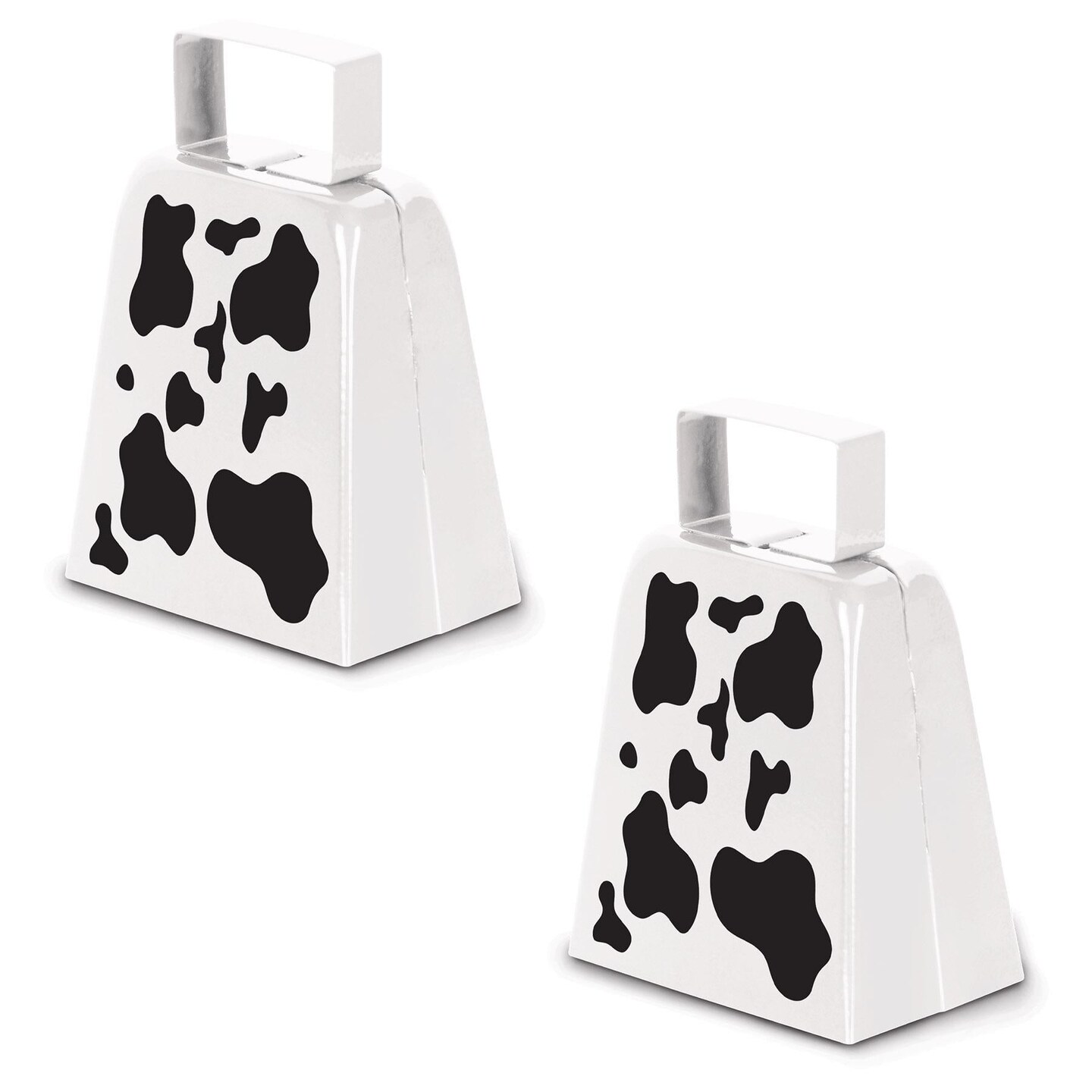 12 Pack Beistle Cow Print Cowbell