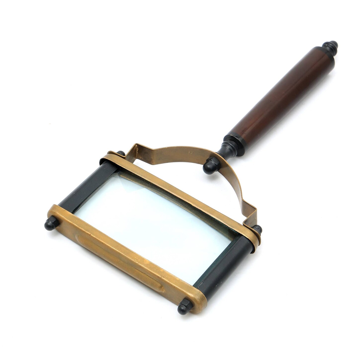 Rectangular Magnifying Glass With Metal Handle