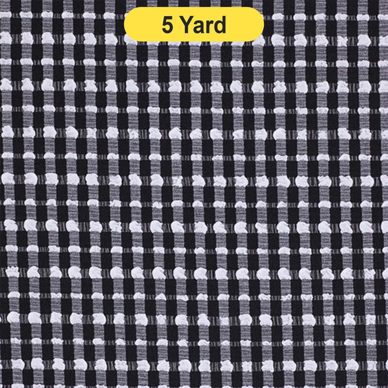 Texture Check 617 Nylon Poly Spandex Fabric