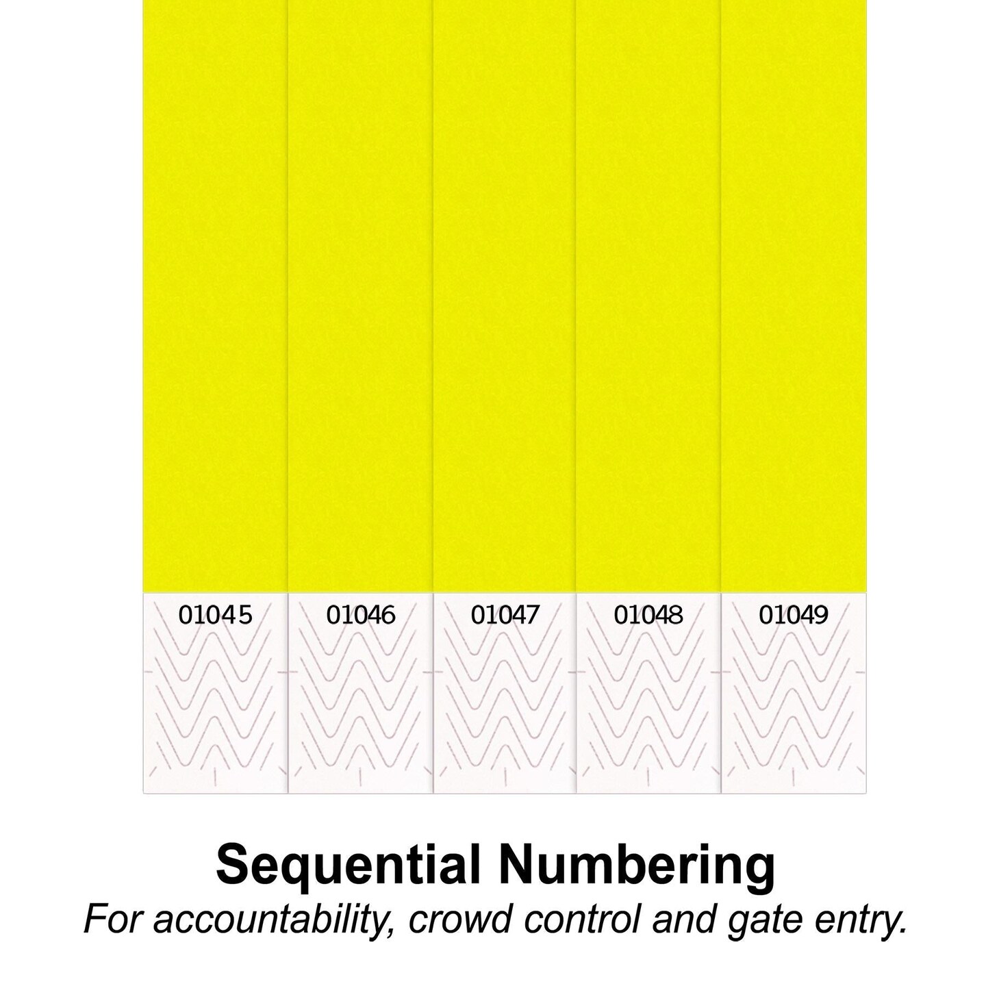 600 Pack Beistle Solid Color Yellow Party Wristbands