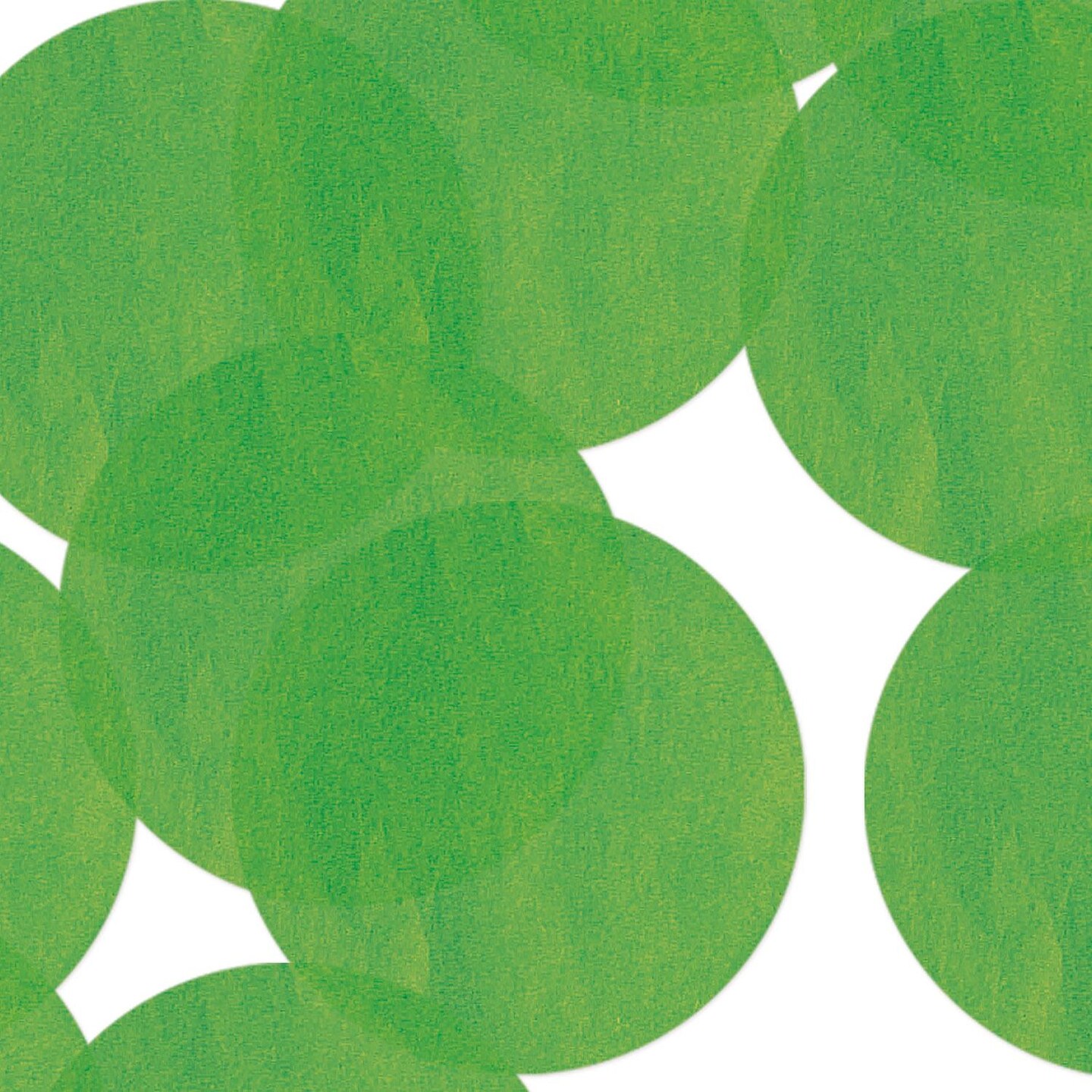 12 Pack Beistle Tissue Party Confetti - Green (8.8 Oz per Pack)