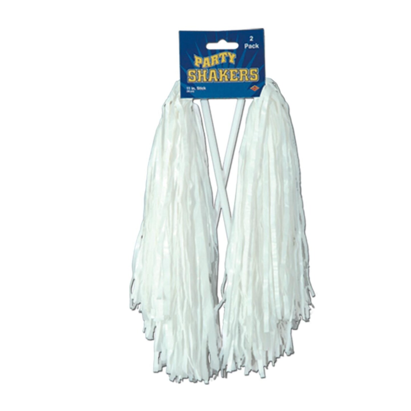 48 Pack Beistle Packaged Party Pom Poms white