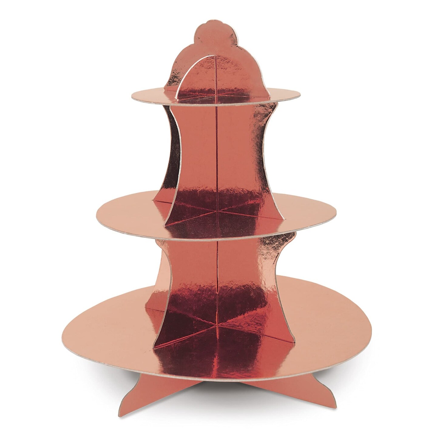 Elegant Metallic Cupcake Stand - Pack of 12 for Stylish Displays