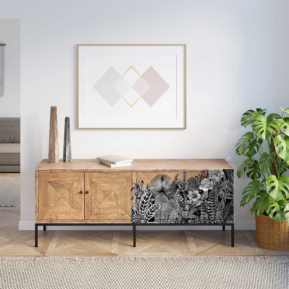 Decor Transfers&#xAE; 24x35 - Abstract Jungle - total sheet size 24&#x22;x35&#x22;, cut into 2 sheets