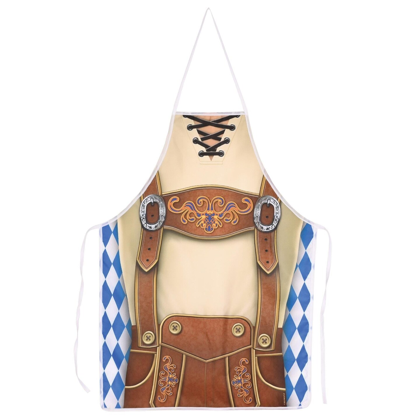 6 Pack Beistle Oktoberfest Polyester Fabric Novelty Apron