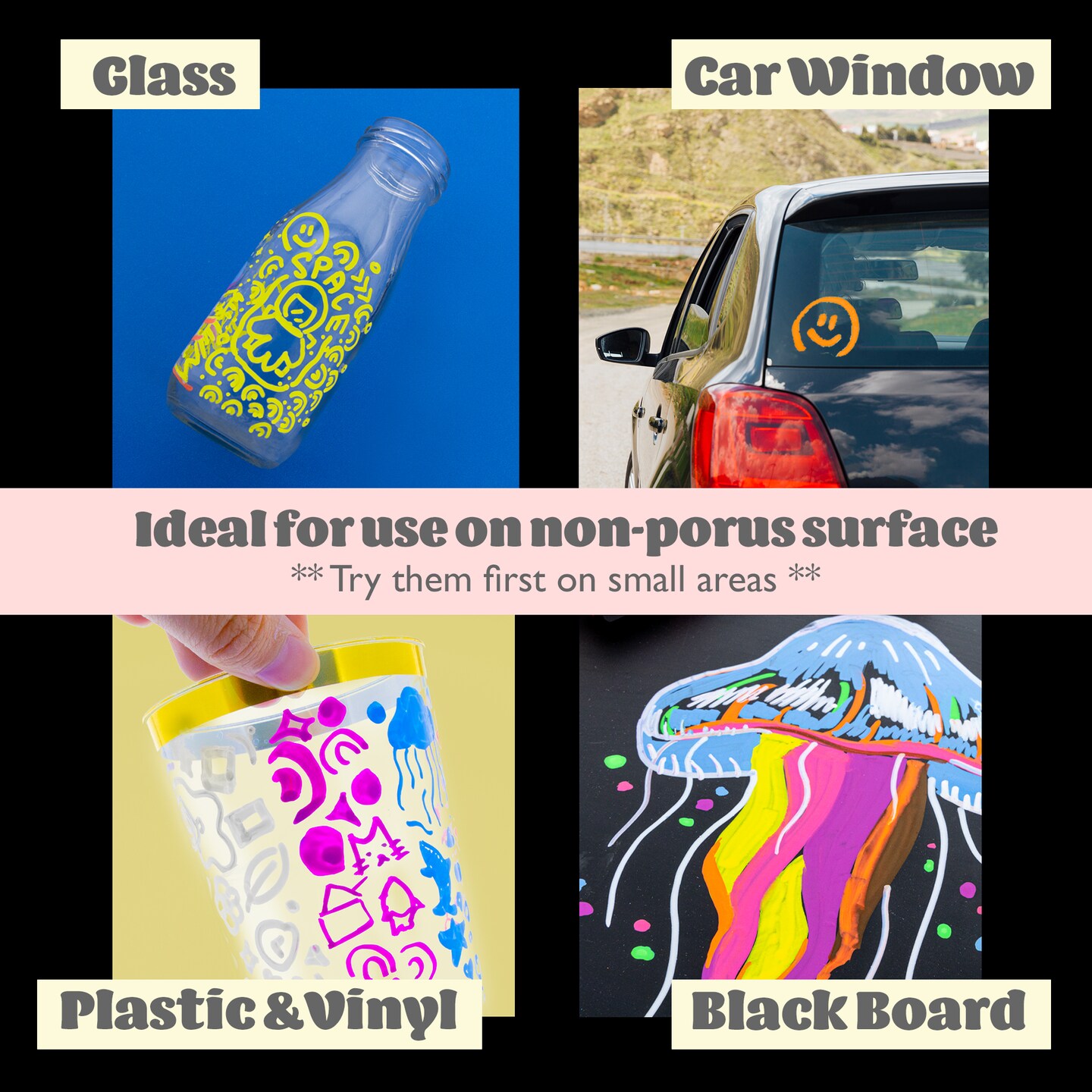 BAZIC Color Liquid Chalk Markers