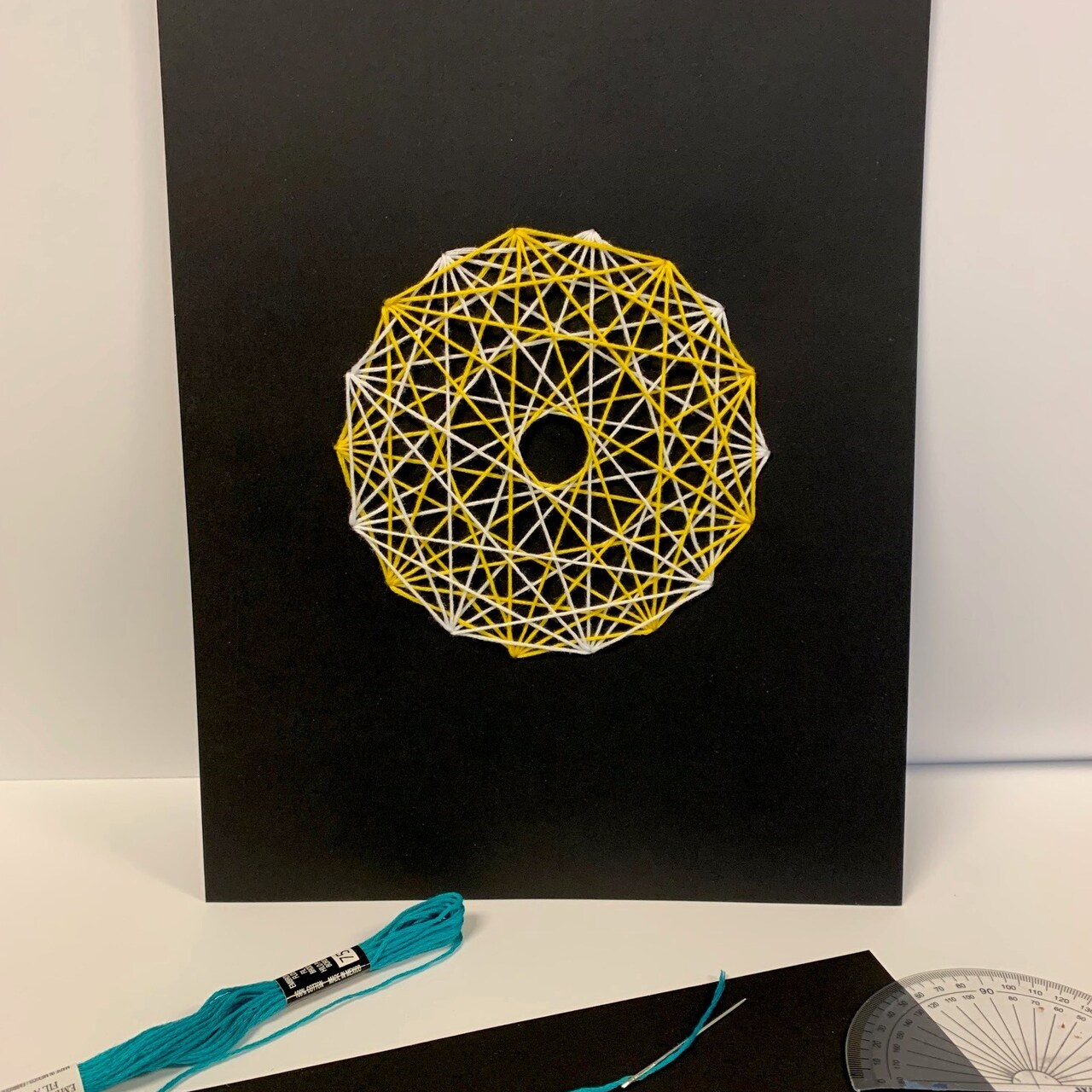Pi Day 3.14 String Art - STEAM