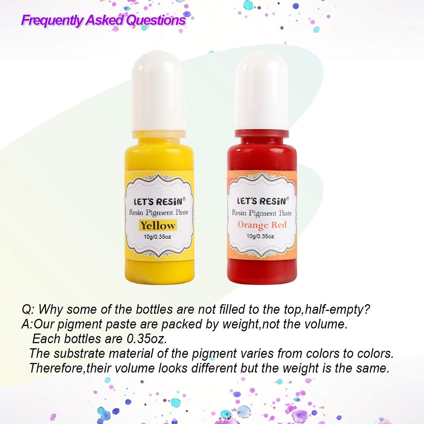 LET&#x27;S RESIN 10 Colors Resin Dye -High Concentrated Epoxy Resin Color Pigment Paste