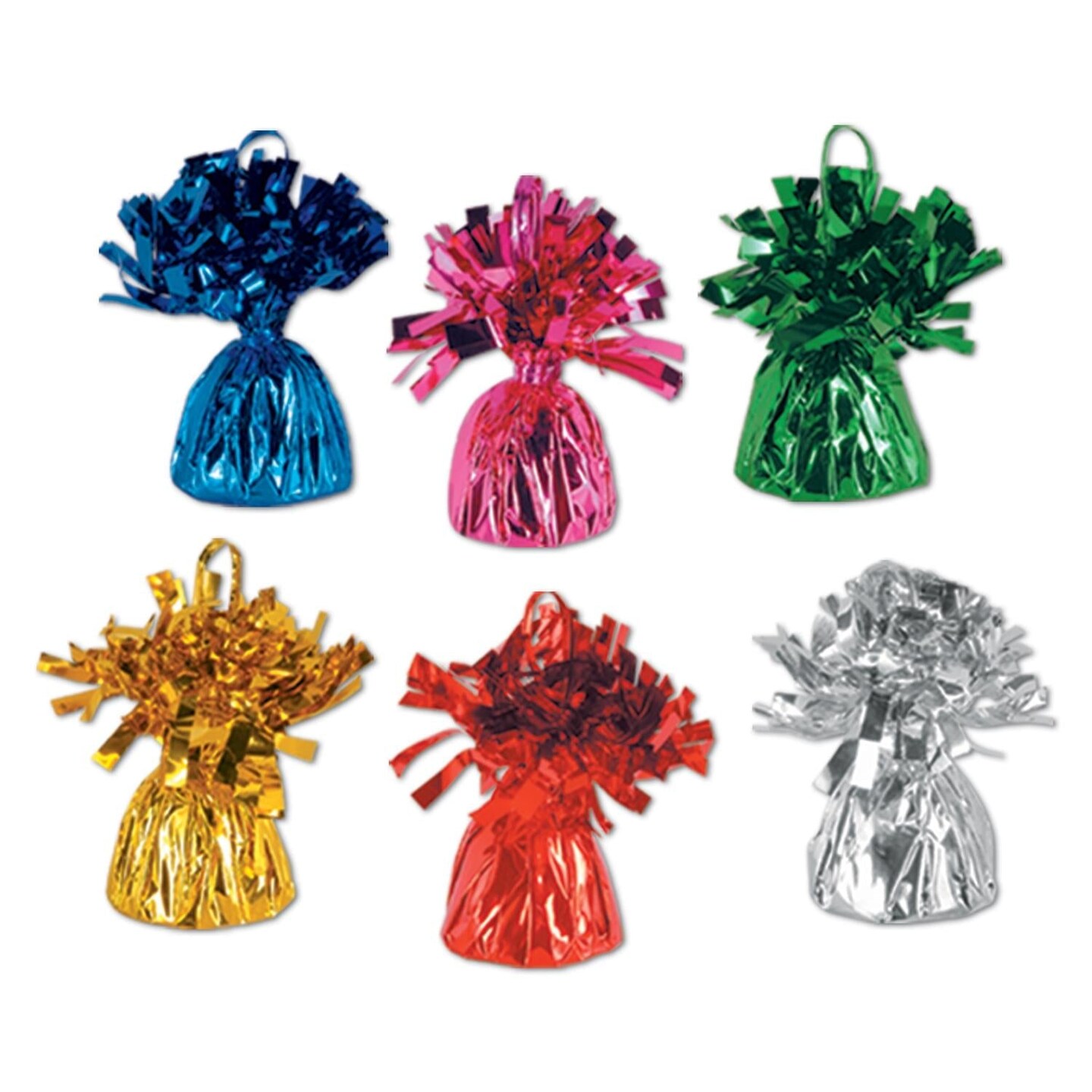 Beistle Metallic Wrapped Balloon Weight 12 Pack