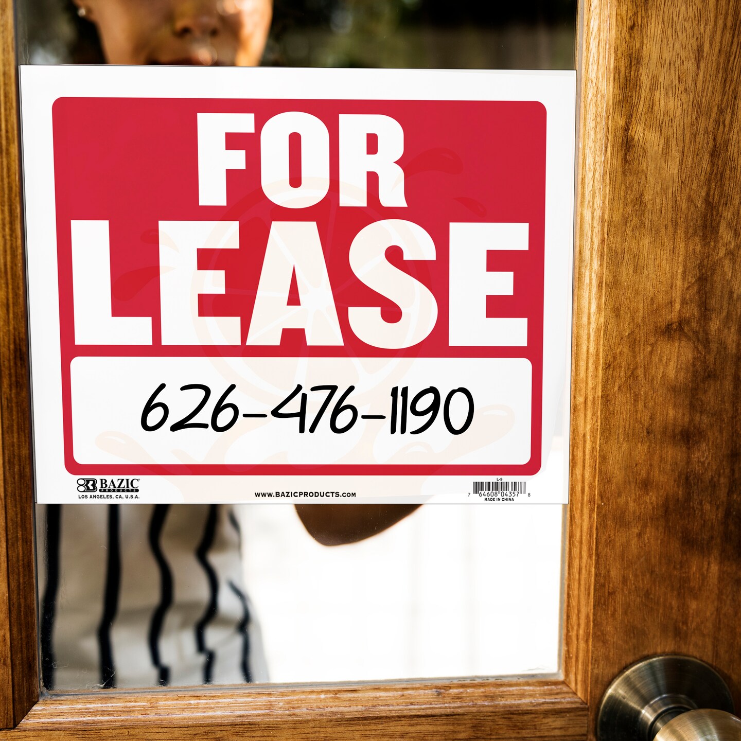BAZIC 12&#x22; X 16&#x22; For Lease Sign