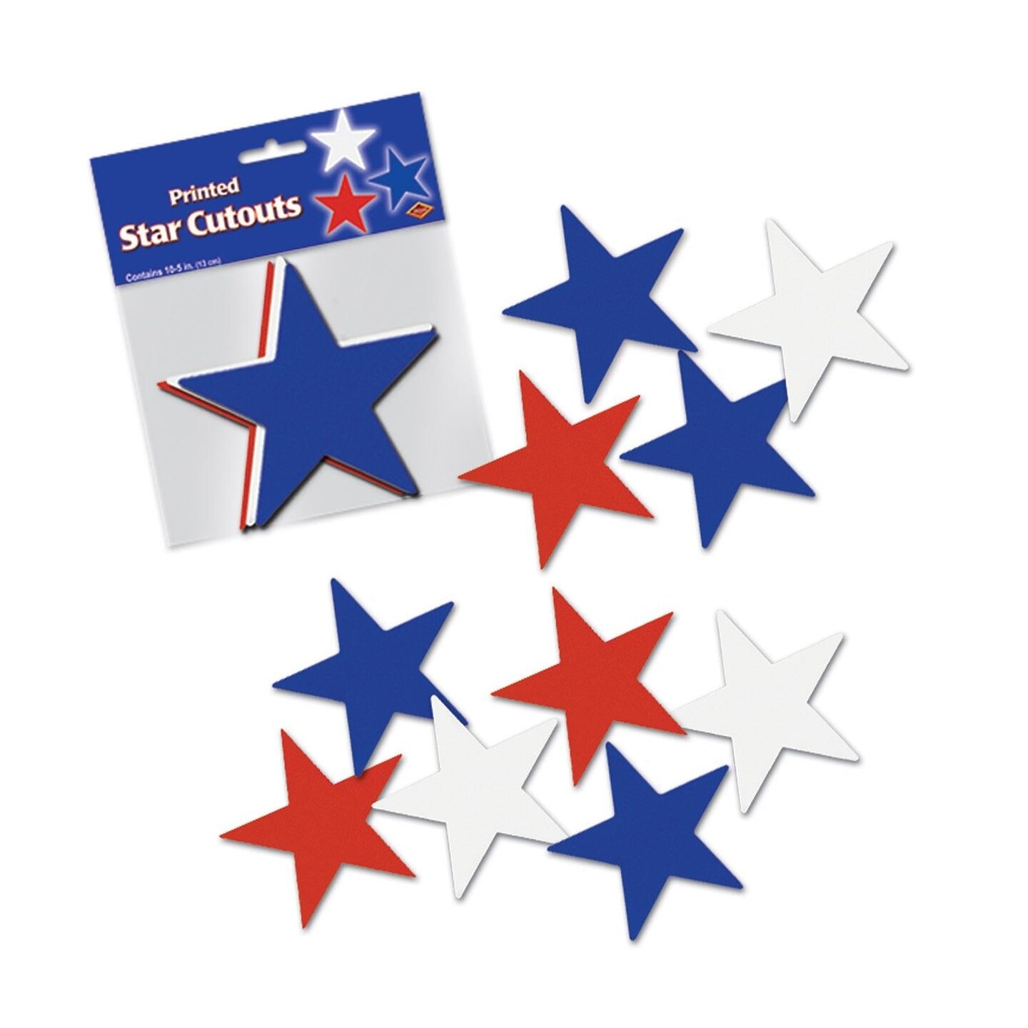 240 Pack Beistle Star Party Cutouts