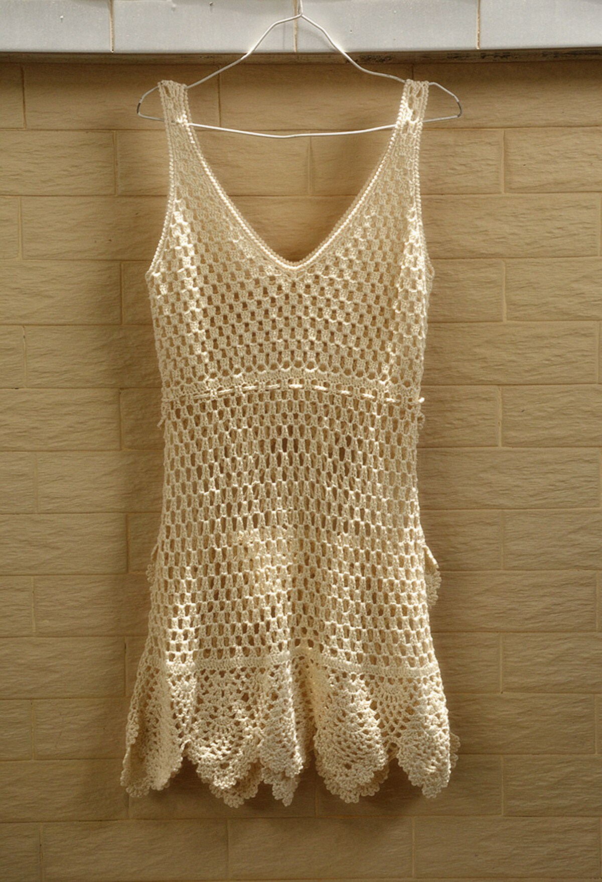 hippie crochet dress COLUMBIA MINERVA KNIT CROCHET BOOK HIPPIE DRESS SUNDRESS AFGHANS RETRO
