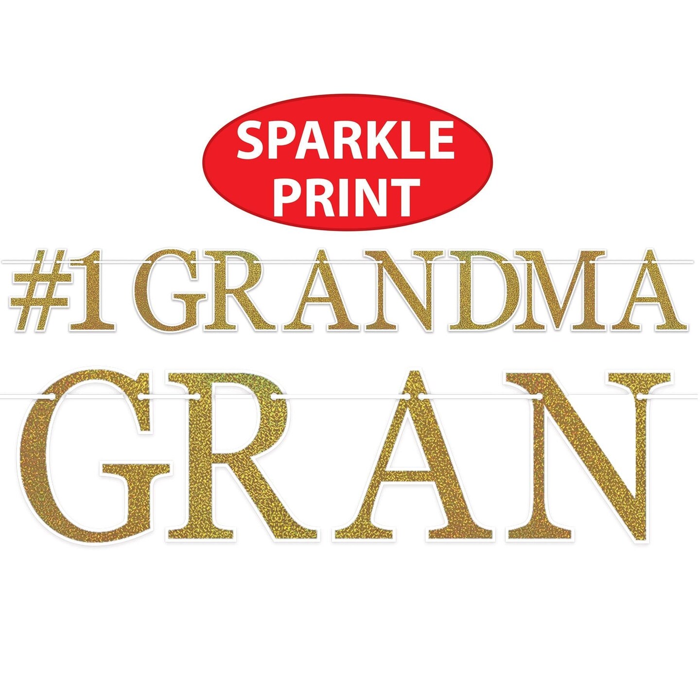 12 Pack Beistle Grandparent&#x27;s Day #1 Grandma Streamer