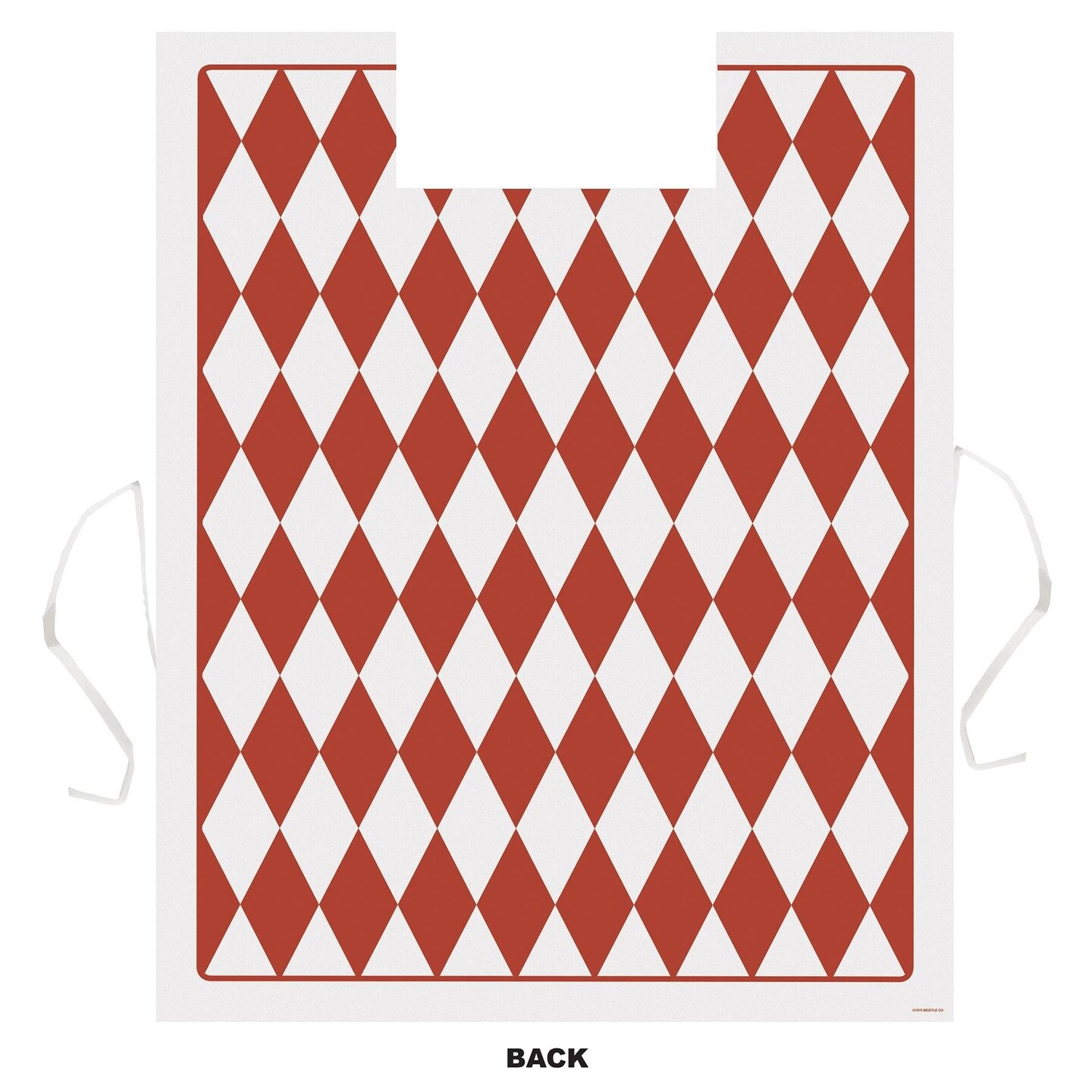 12 Pack Beistle Plastic Card Suit Party Vest
