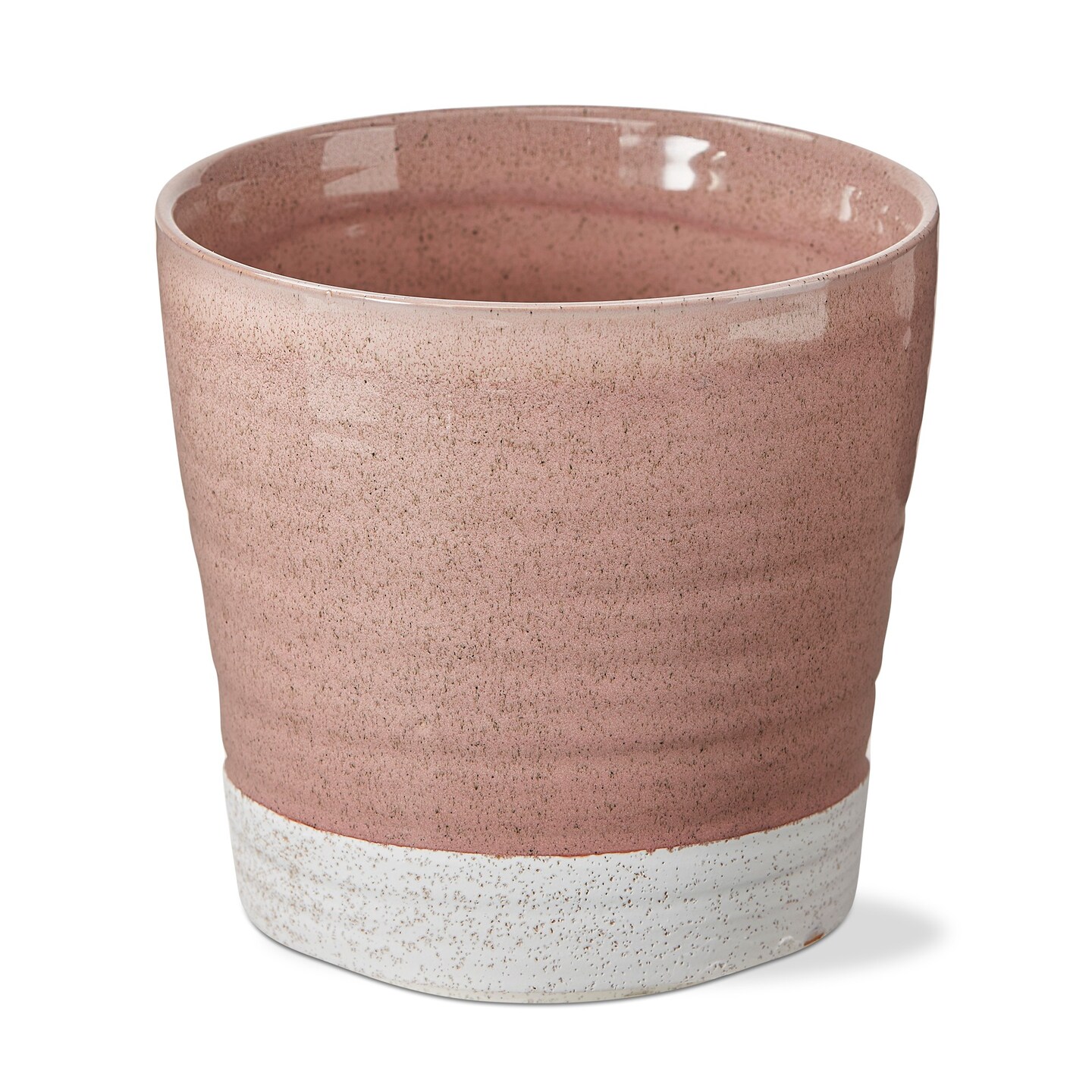 Large Two Tone Blush Ceramic Planter for Garden Pots and Planters 669 in H x 669 in L x 669 in W Easy to Clean