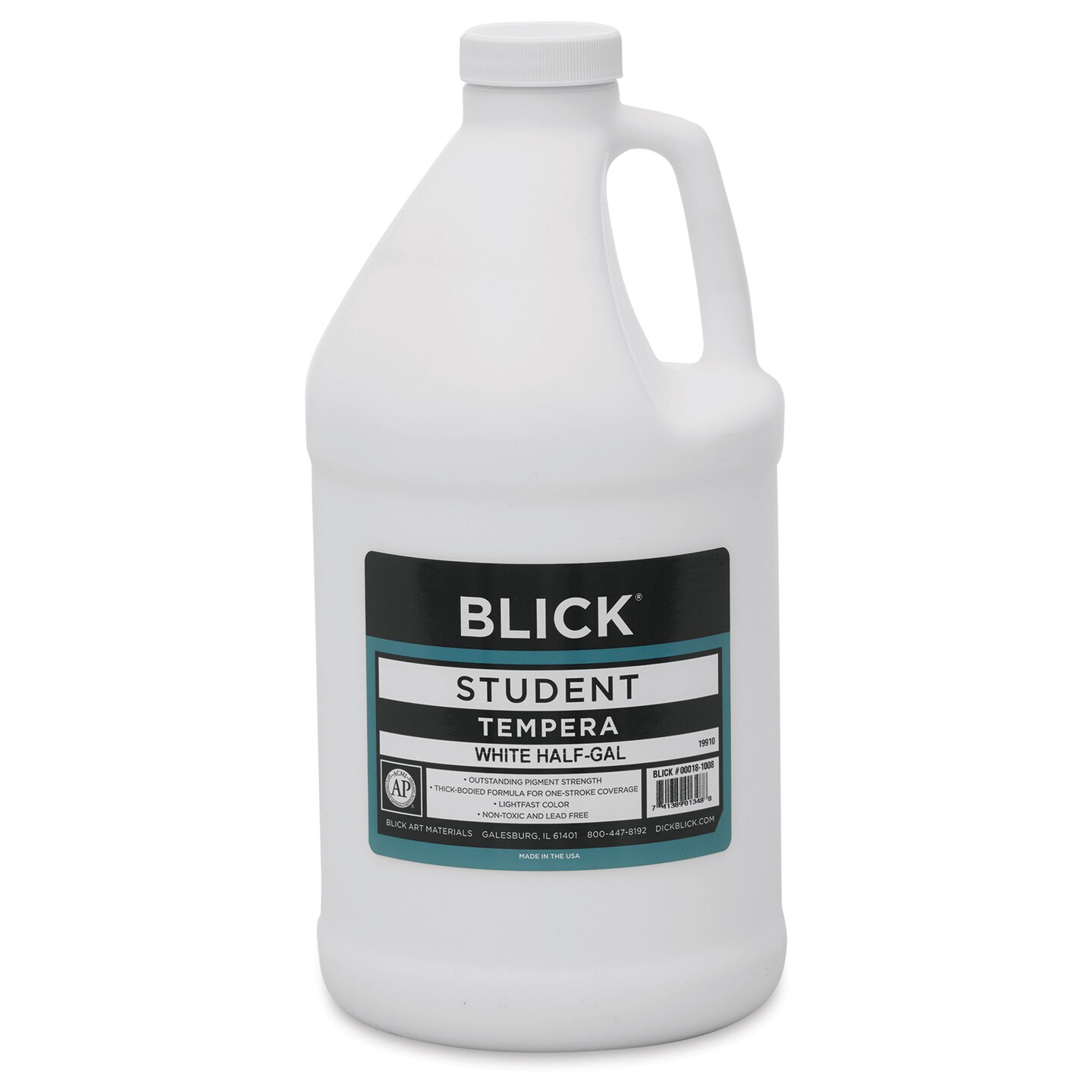 Blick Original Formula Student Tempera Paint - White, 64 oz