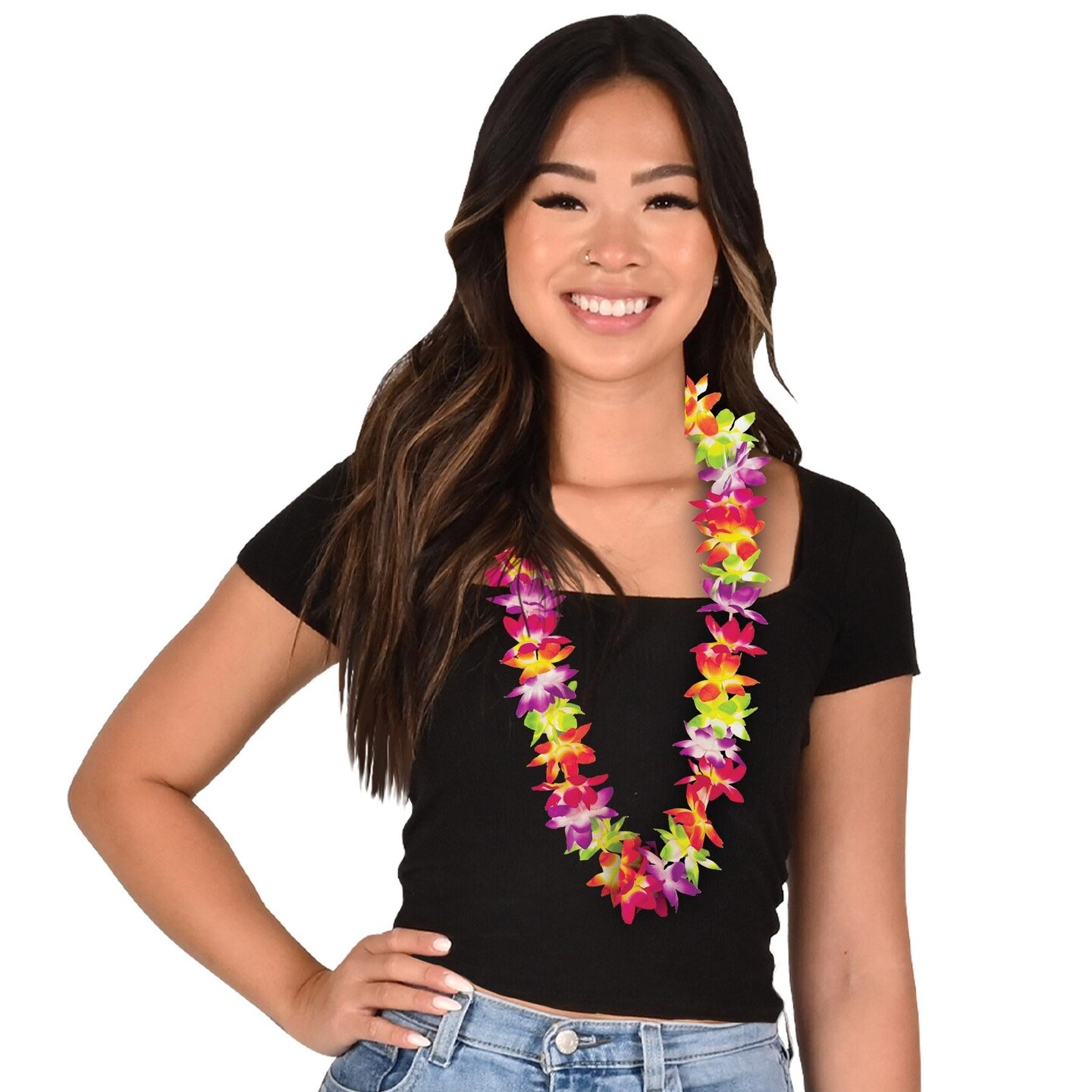 12 Pack Beistle Luau Party Maui Floral Lei