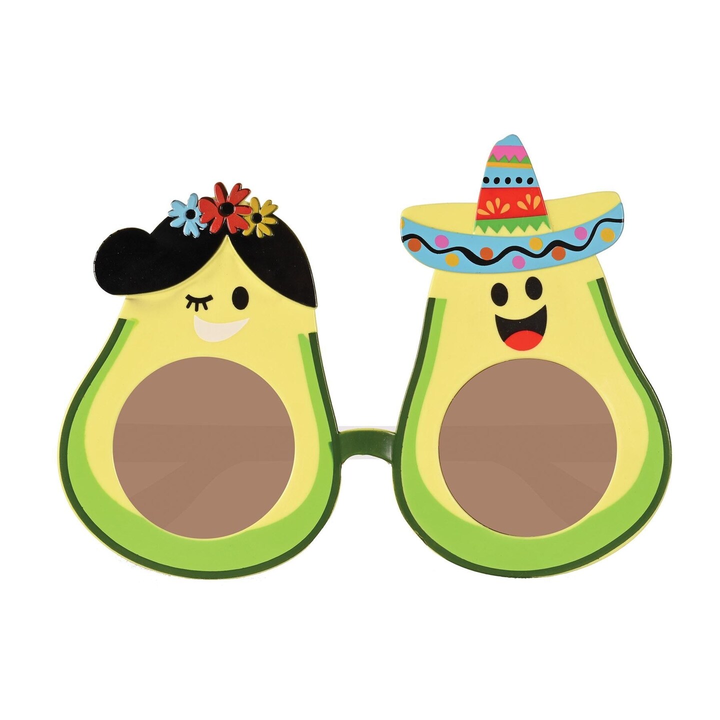 6 Pack Beistle Avocado Glasses