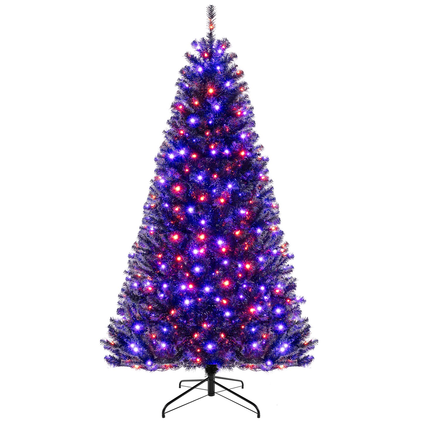 Artificial Christmas Tree with 6 Lighting Modes and Spooky Sounds for Halloween Decoration