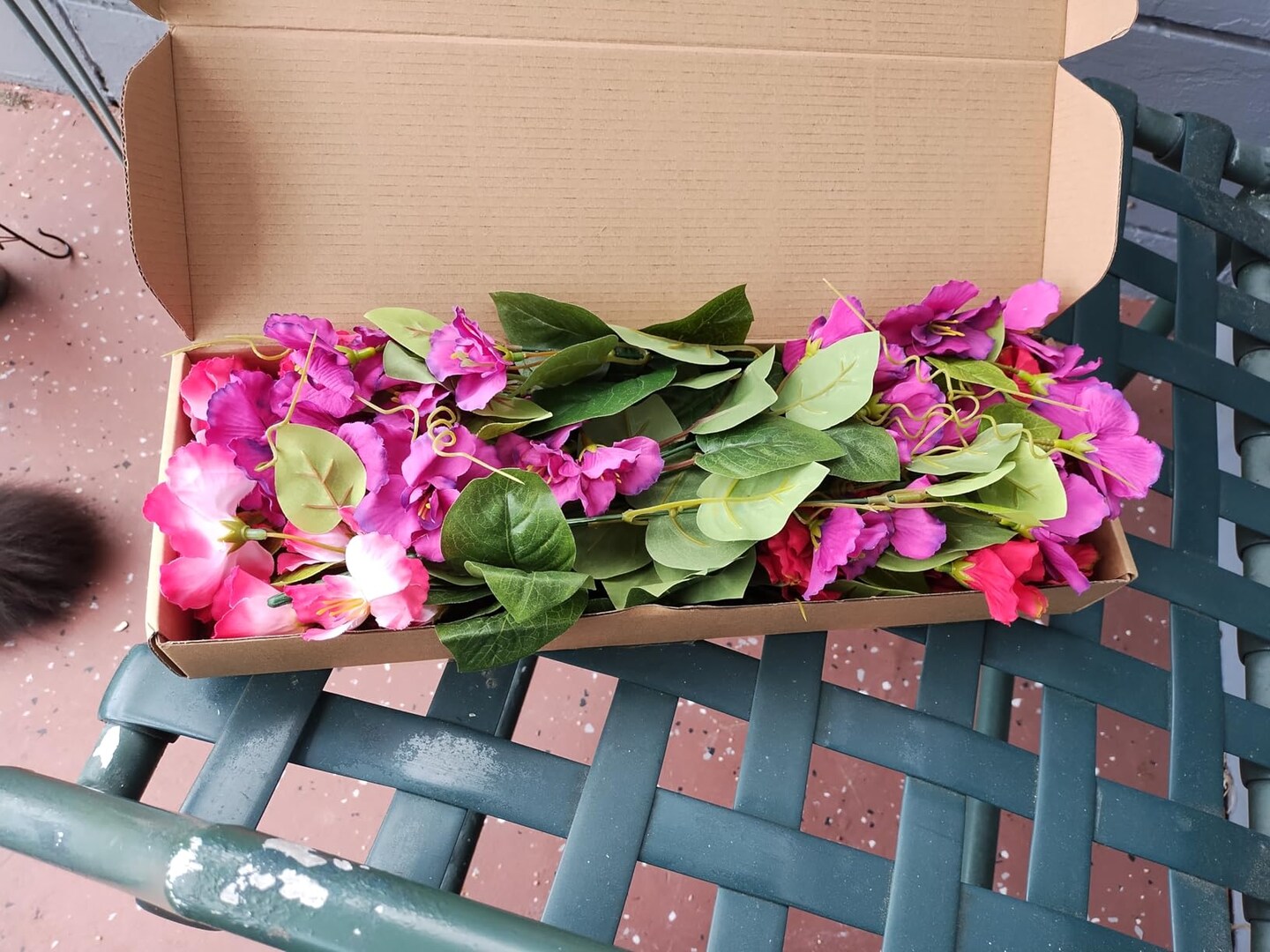 6 Bundles Artificial Hibiscus Flowers for Planters Fake Plants Outdoor Fake Flowers for Front Porch Garden Spring Decor