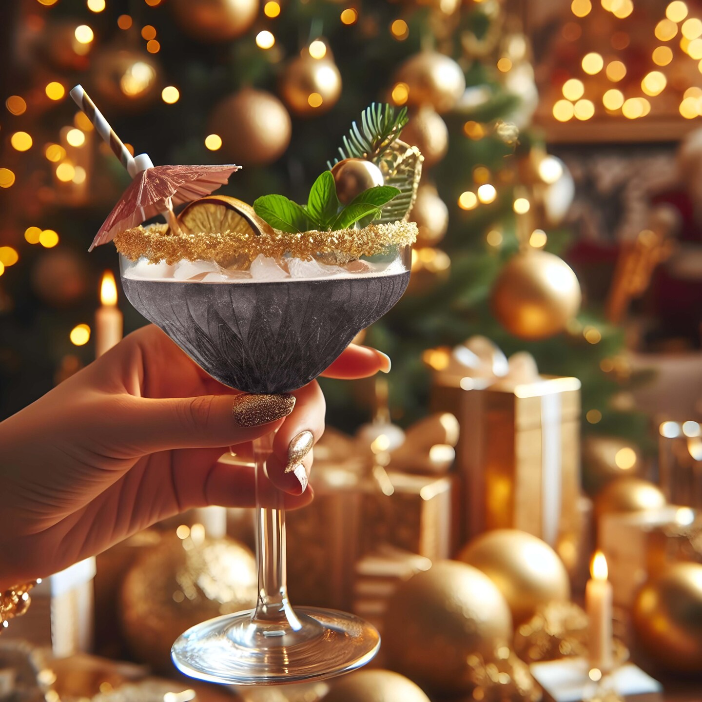 Brew Glitter - Black Shimmer Edible Drink Glitter (4g, x1 Flip-Cap Jar) for Beer, Cocktails and Beverages