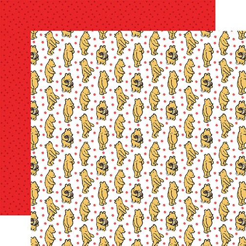 Echo Park Winnie The Pooh 12x12 Double-Sided Light Cardstock Paper