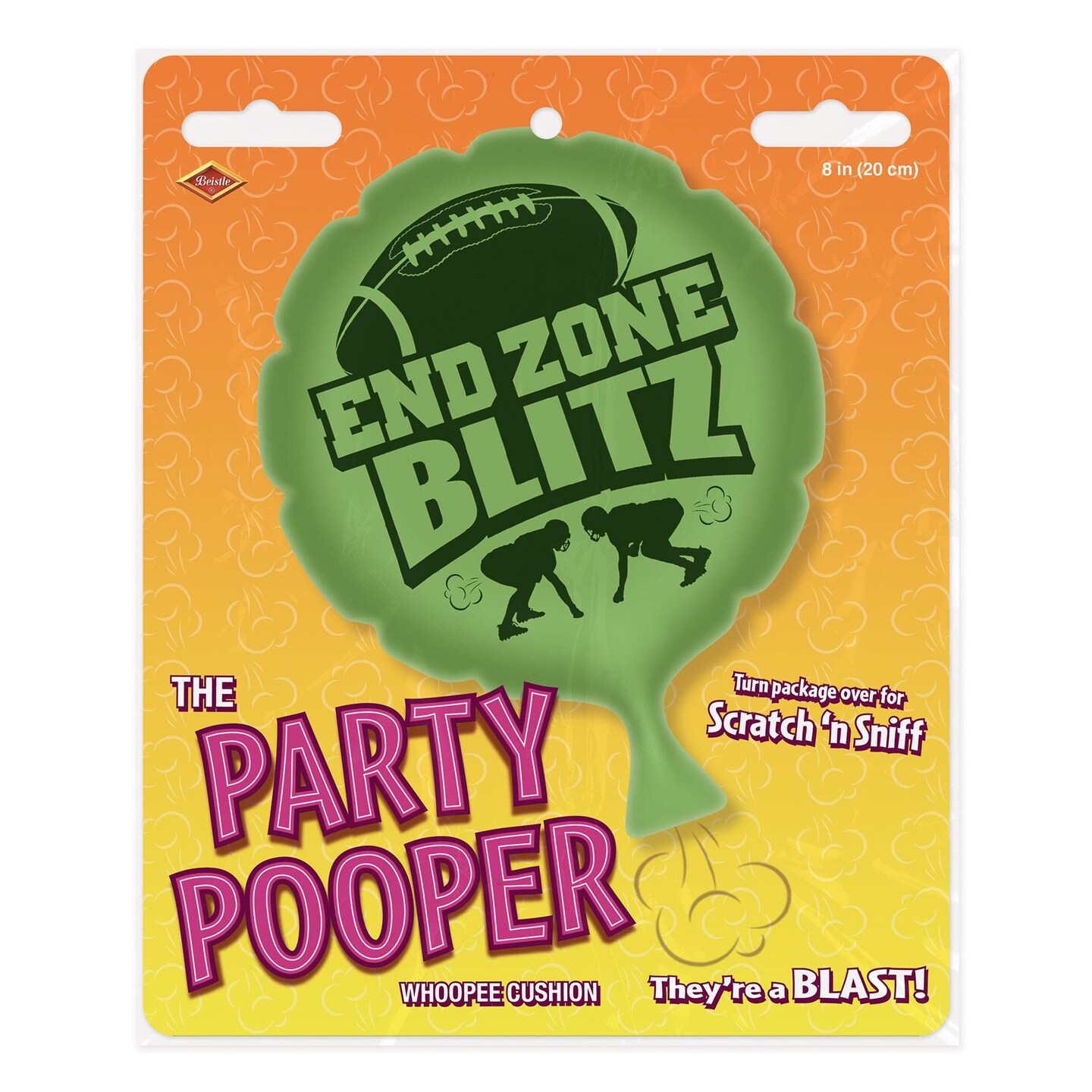 6 Pack Beistle End Zone Blitz Party Whoopee Cushion