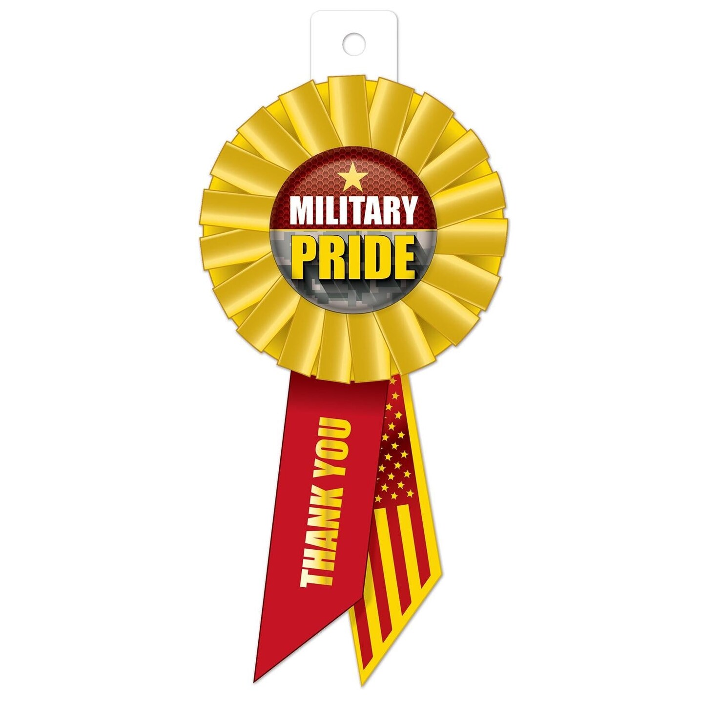 6 Pack Beistle Military Pride Rosette- Marines- 6.5 Inch