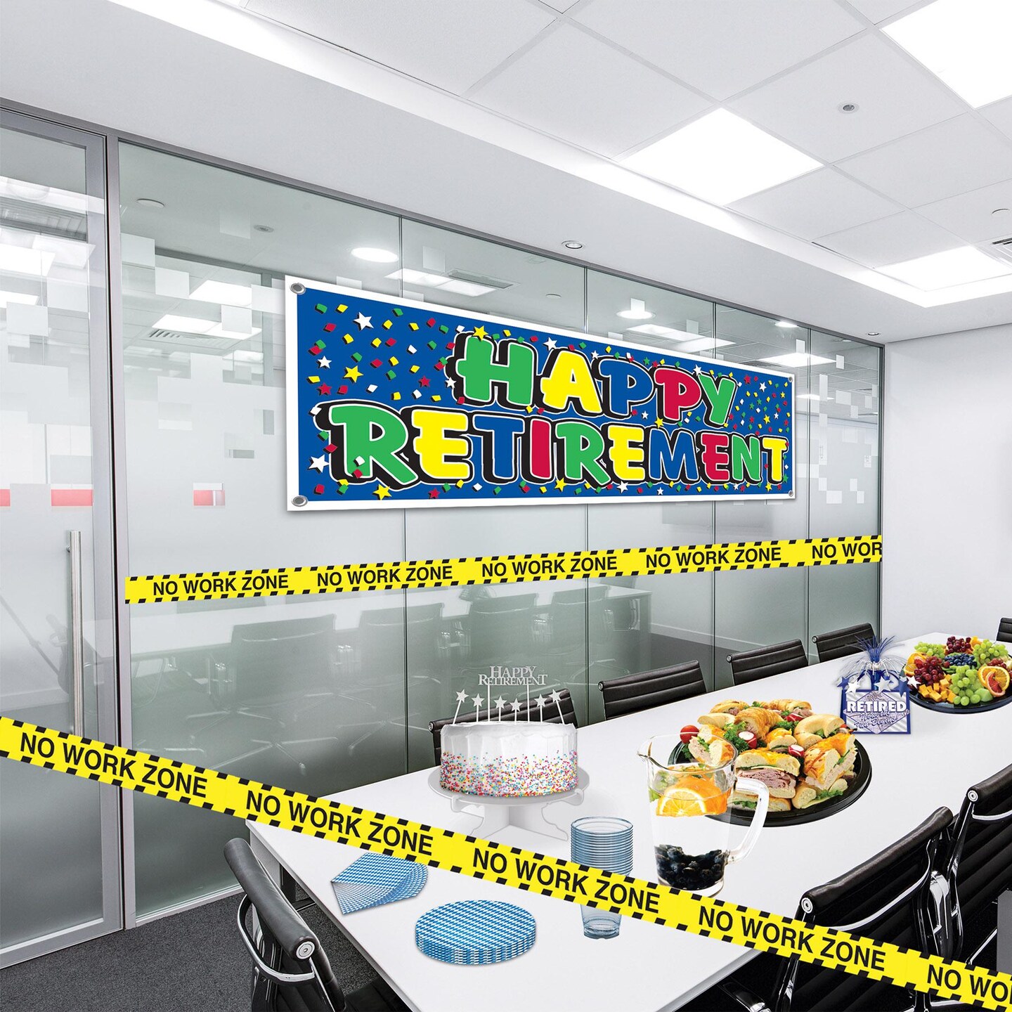 12 Pack Bulk No Work Zone Party Tape