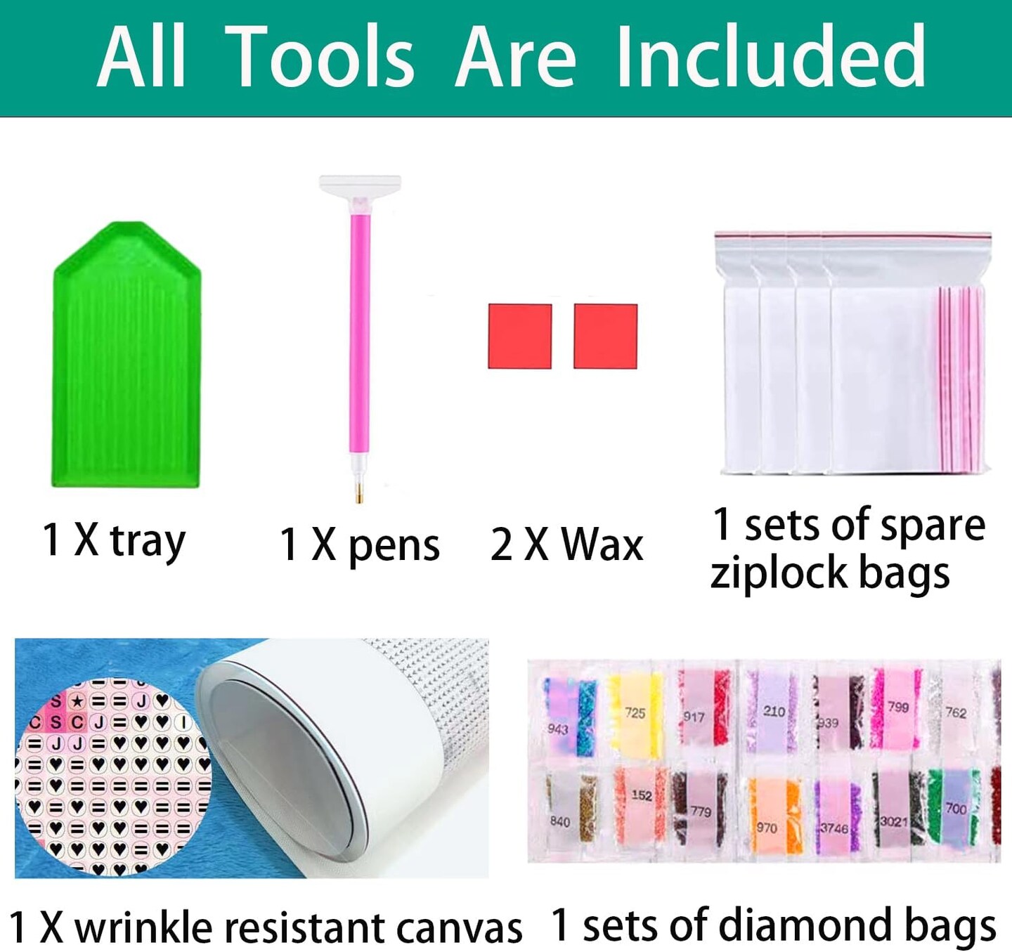 5D Diamond Art Painting Kits for Adults Teen Starters with Tools,DIY Full Crystal Rhinestone Drill Bead Art Paints