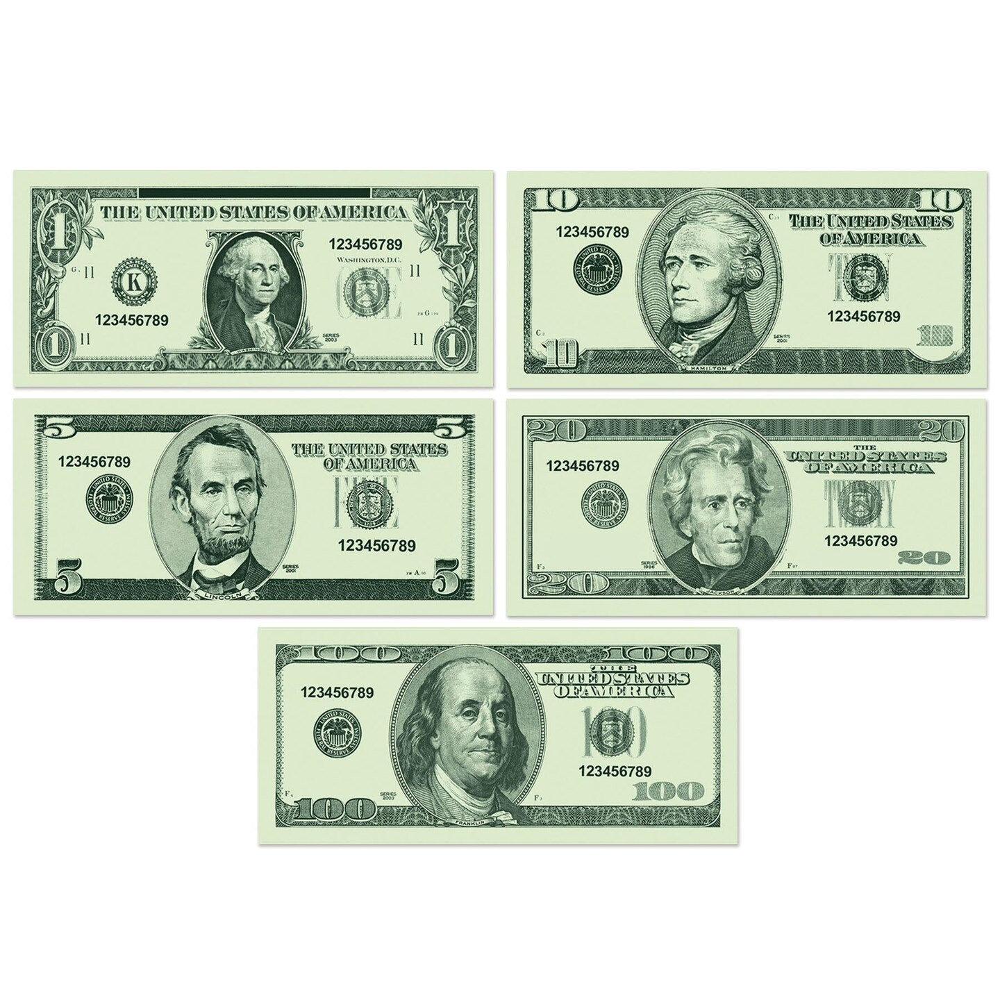 1200 Pack Beistle Casino Party Play Money