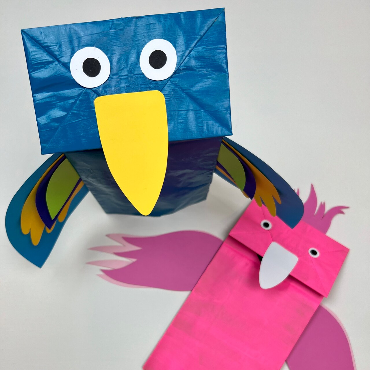 Kids Club: Paper Bag Parrot Puppet