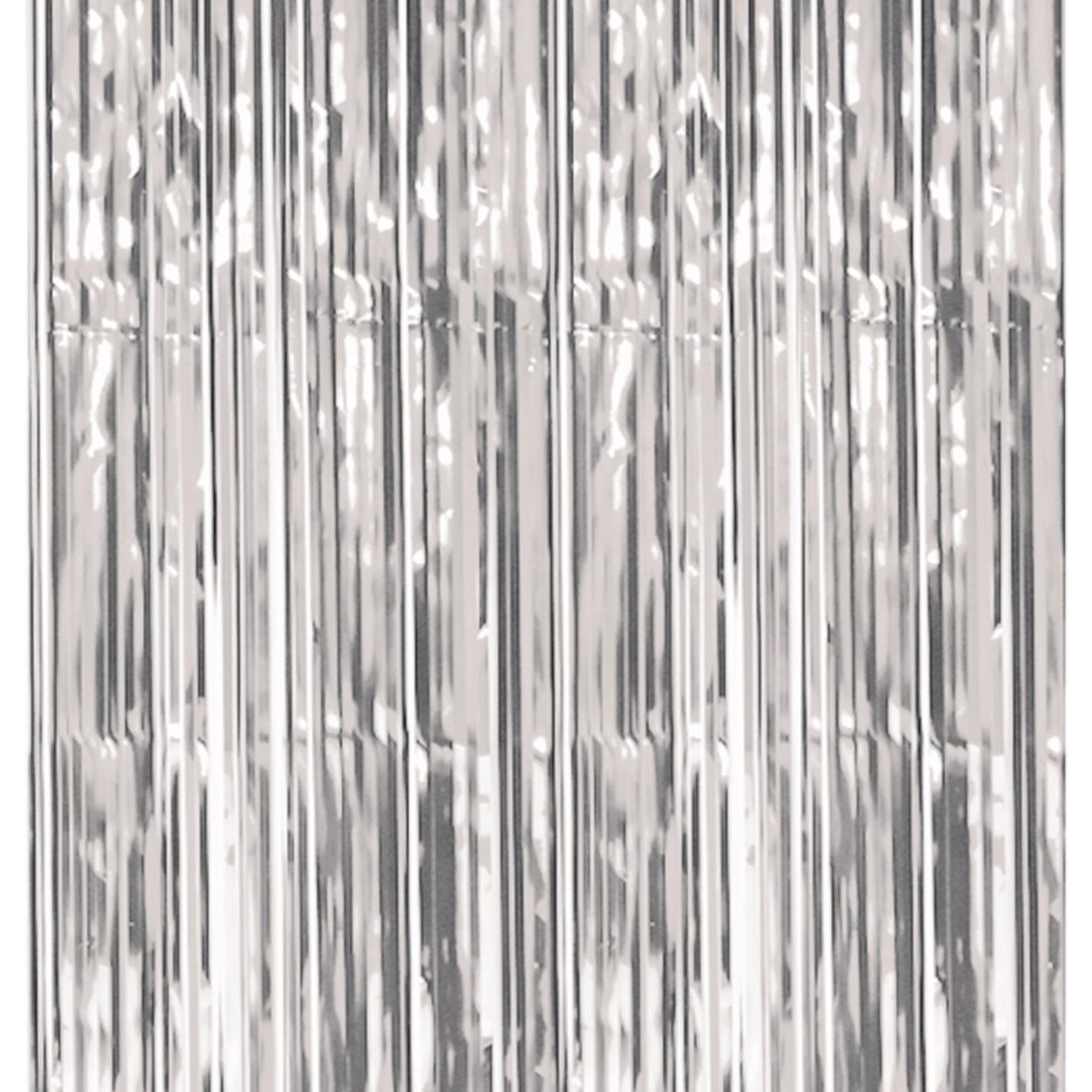6 Pack Beistle 1-Ply Gleam &#x27;N Party Column - silver