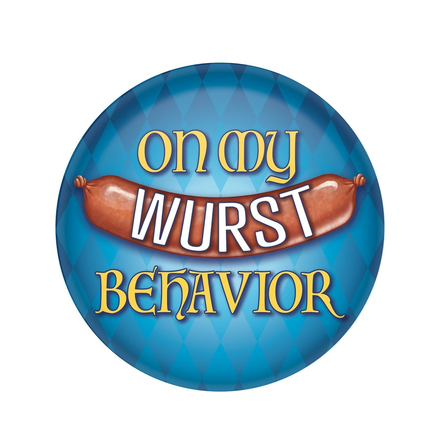 6 Pack Beistle Oktoberfest On My Wurst Behavior Button