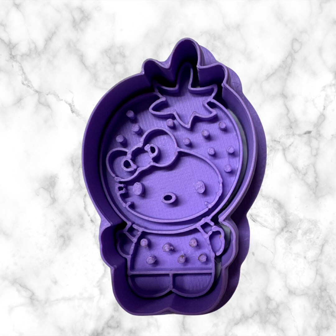 Strawberry Cute Cat Fondant and Cookie Cutters 1