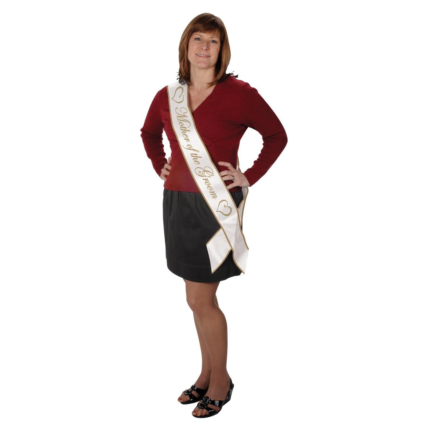 6 Pack Beistle Mother Of The Groom Satin Sash