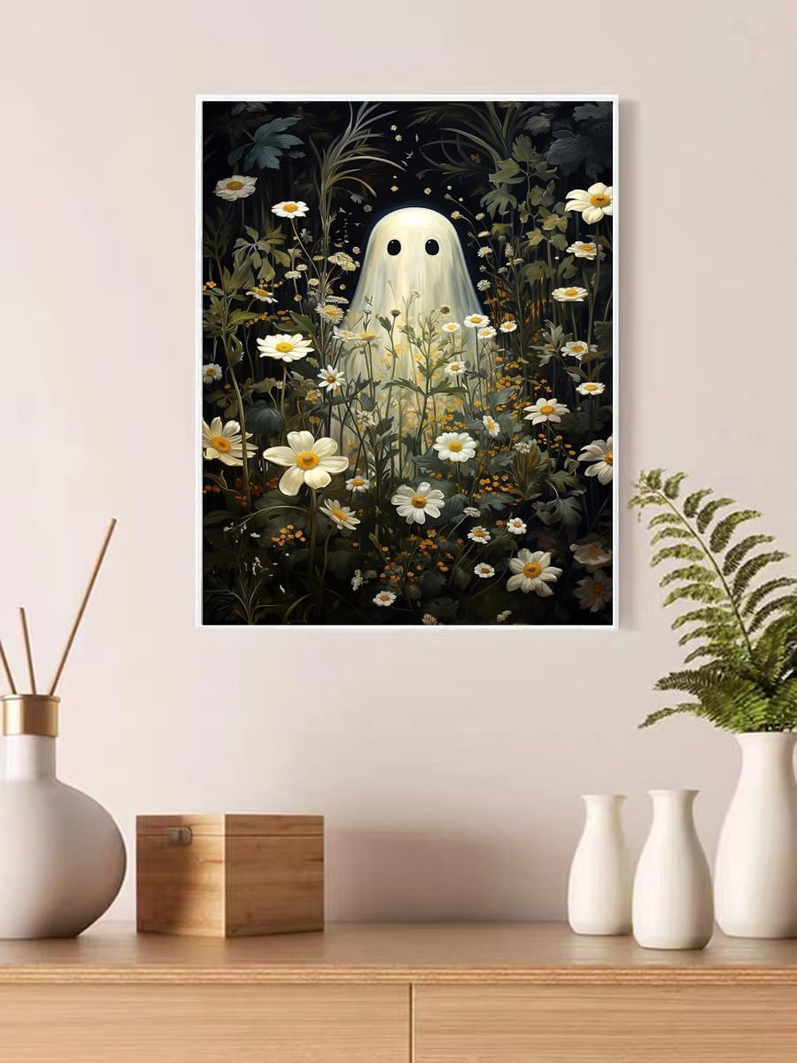 Halloween Diamond Painting Kits for Adults Diamond Art Kits for Beginner DIY 5D Full Drill Crystal Arts and Crafts Gem