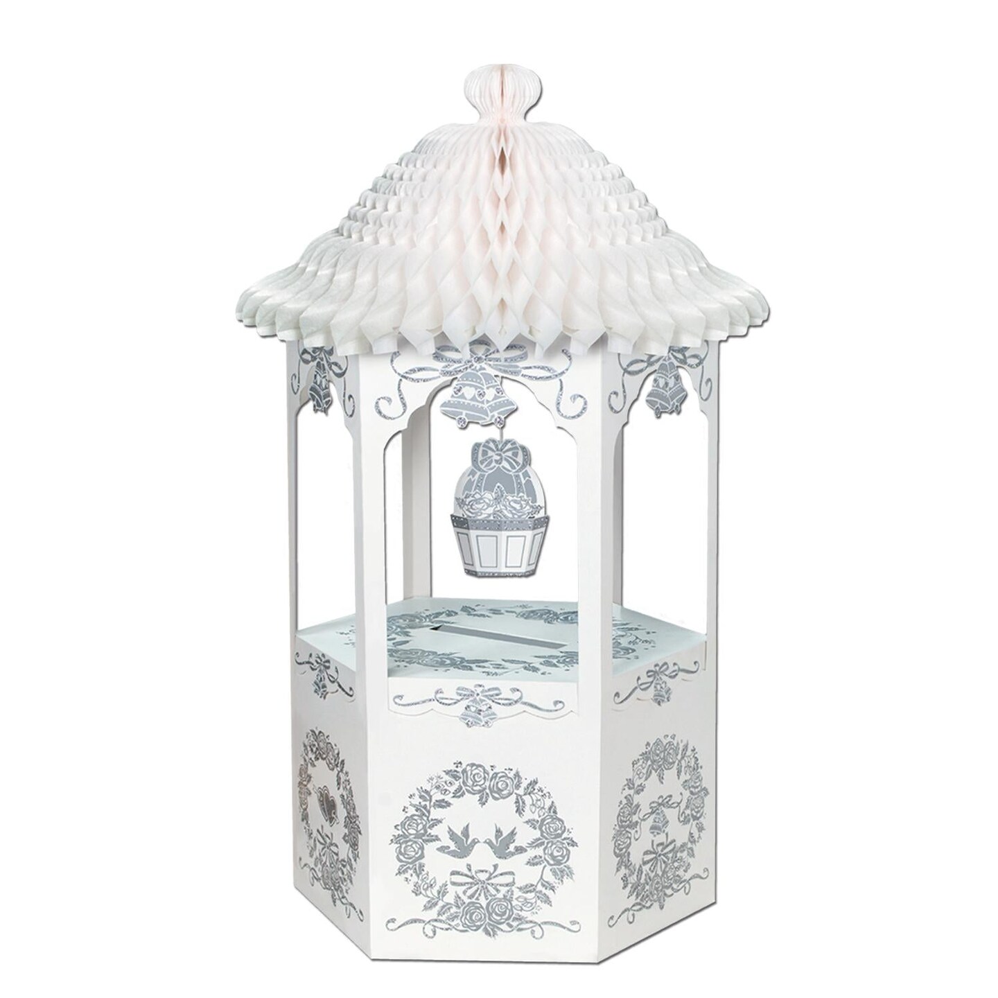 Beistle Bulk Wishing Well with Tissue Top Wedding Decoration - 6 Pack