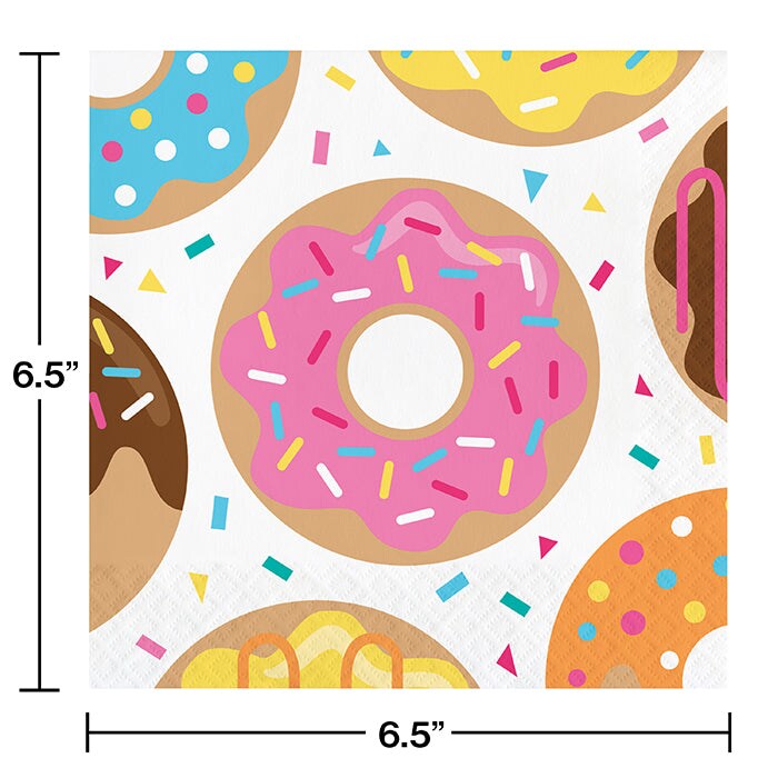 Donut Time Napkins (16/Pkg)