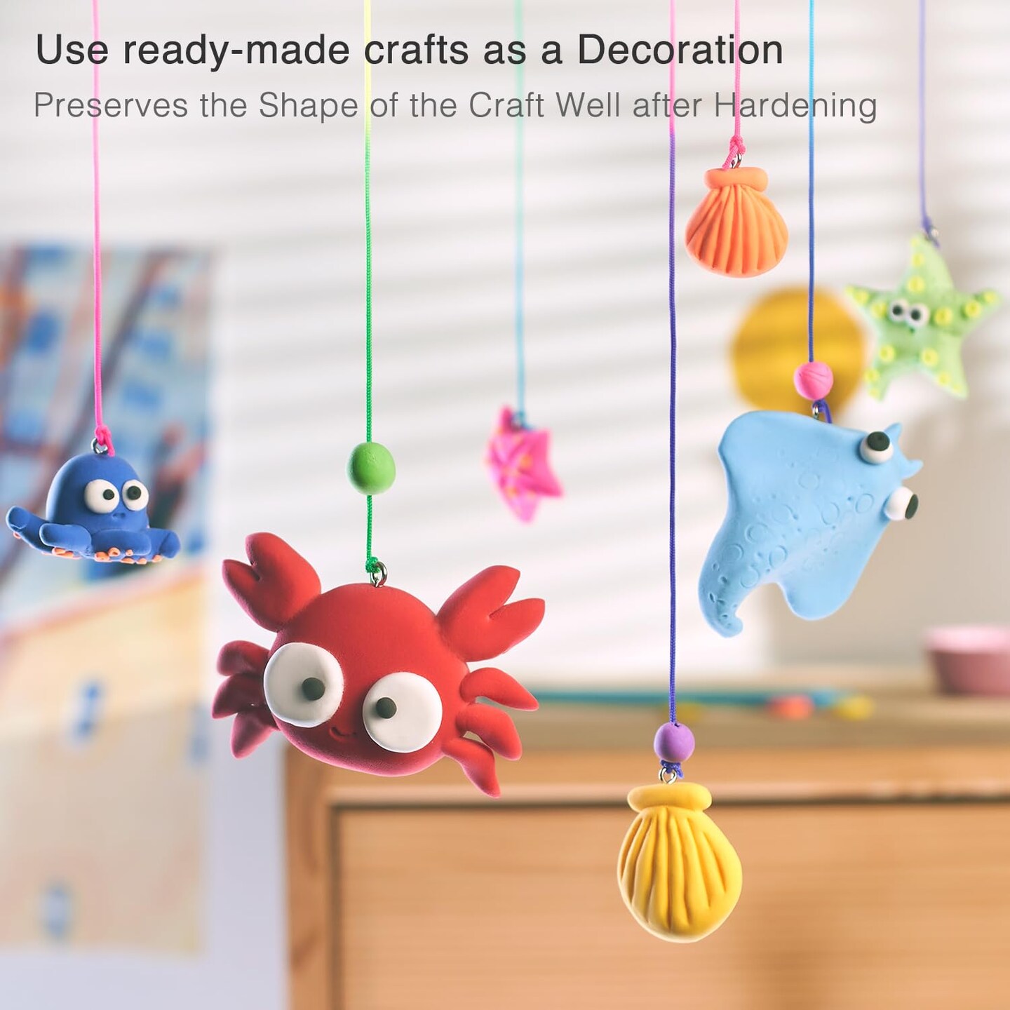 FlyFlag Air Dry Clay Kit - 24 Colors, Soft &#x26; Ultra Light, Modeling Clay for Kids with Accessories, Tools and Tutorials