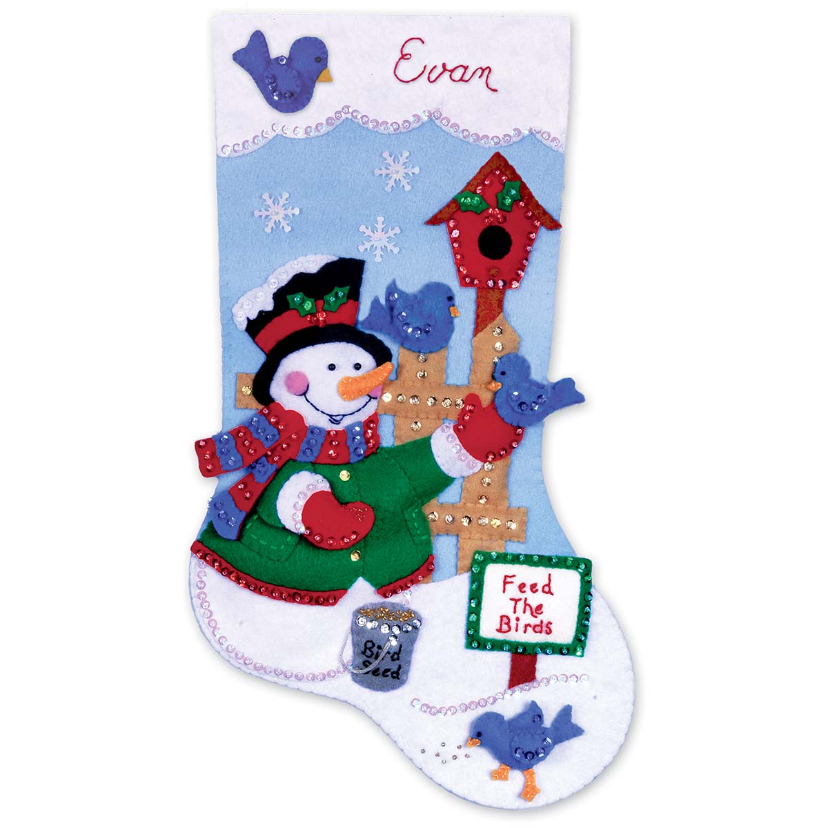 Design Works  Feeding the Birds Stocking Kit