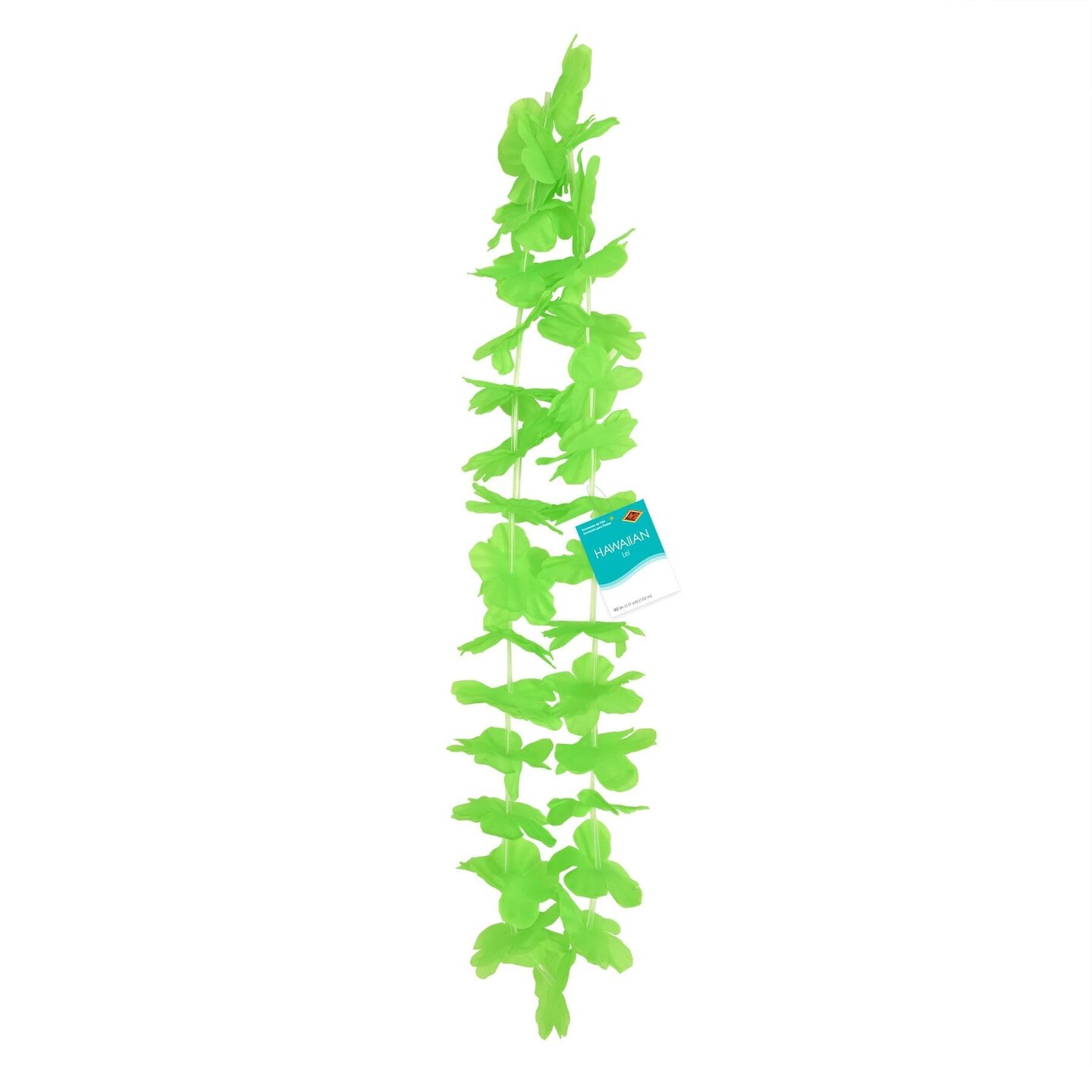 12 Pack Beistle Luau Party Green Hawaiian Lei