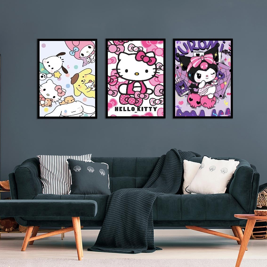 Diamond Painting Kits for Adults - 3 Pack Cartoon 5D Diamond Art Kits Full Drill Diamond Dots Paintings with Diamonds Gem