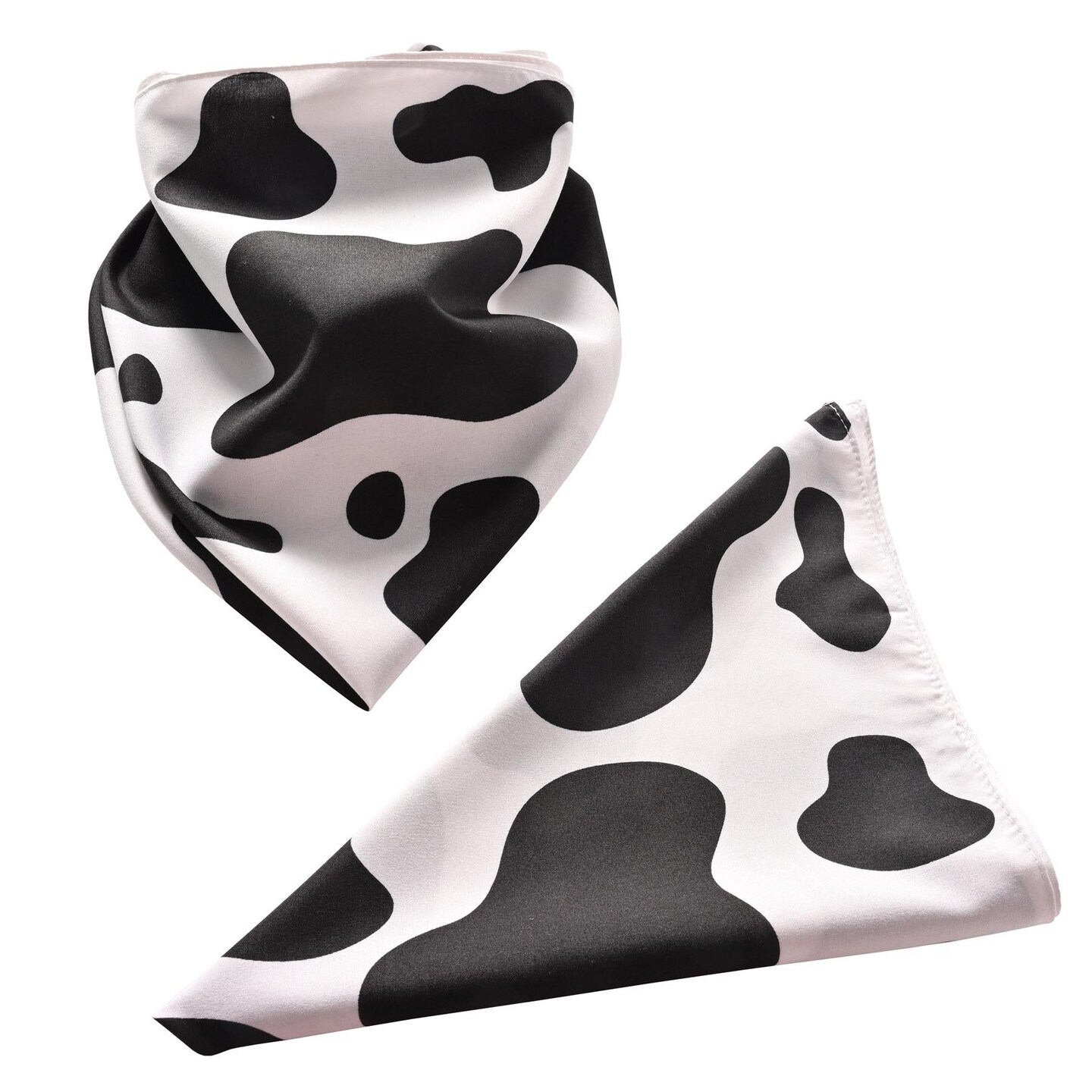 12 Pack Beistle Cow Print Party Bandana